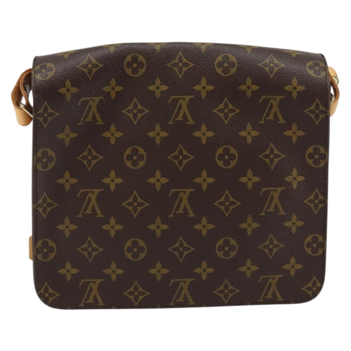 LOUIS VUITTON Monogram Cartouchiere GM Shoulder Bag M51252 LV Auth ep12072