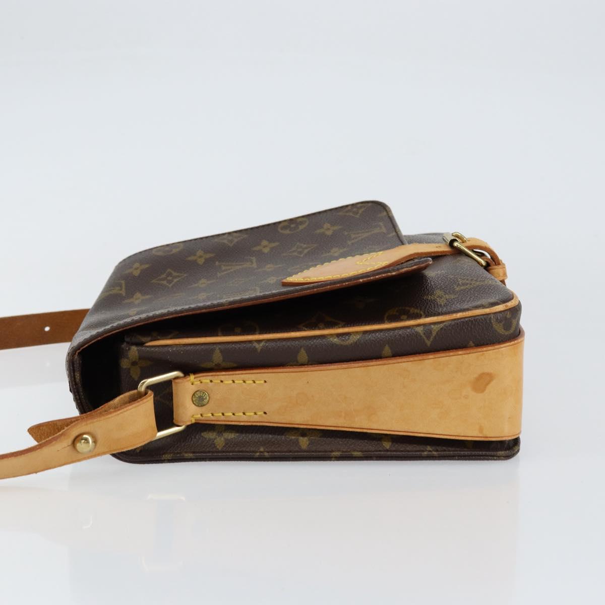 LOUIS VUITTON Monogram Cartouchiere GM Shoulder Bag M51252 LV Auth ep12072