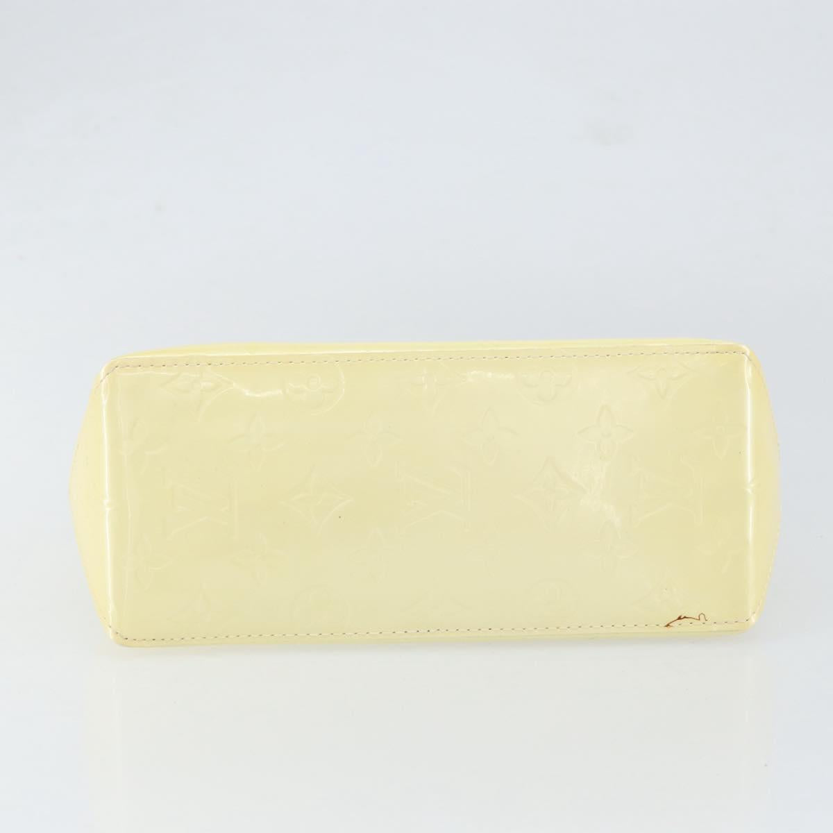 LOUIS VUITTON Monogram Vernis Reade PM Hand Bag Perle M91336 LV Auth ep12085