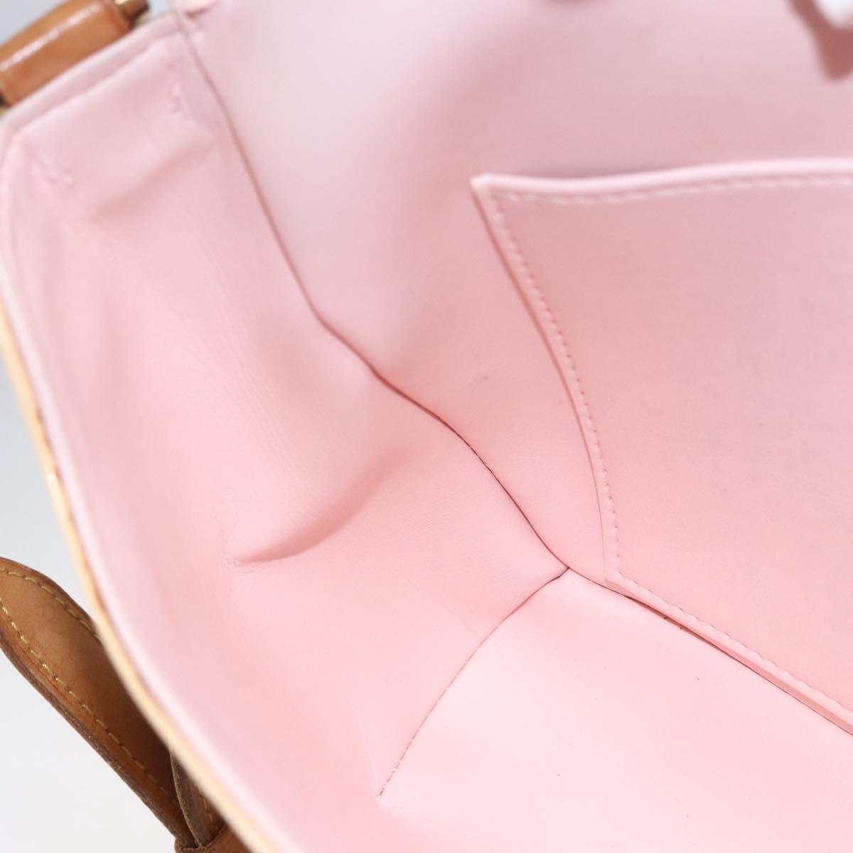 LOUIS VUITTON Monogram Vernis Thompson Street Bag Pink M91070 LV Auth ep12086