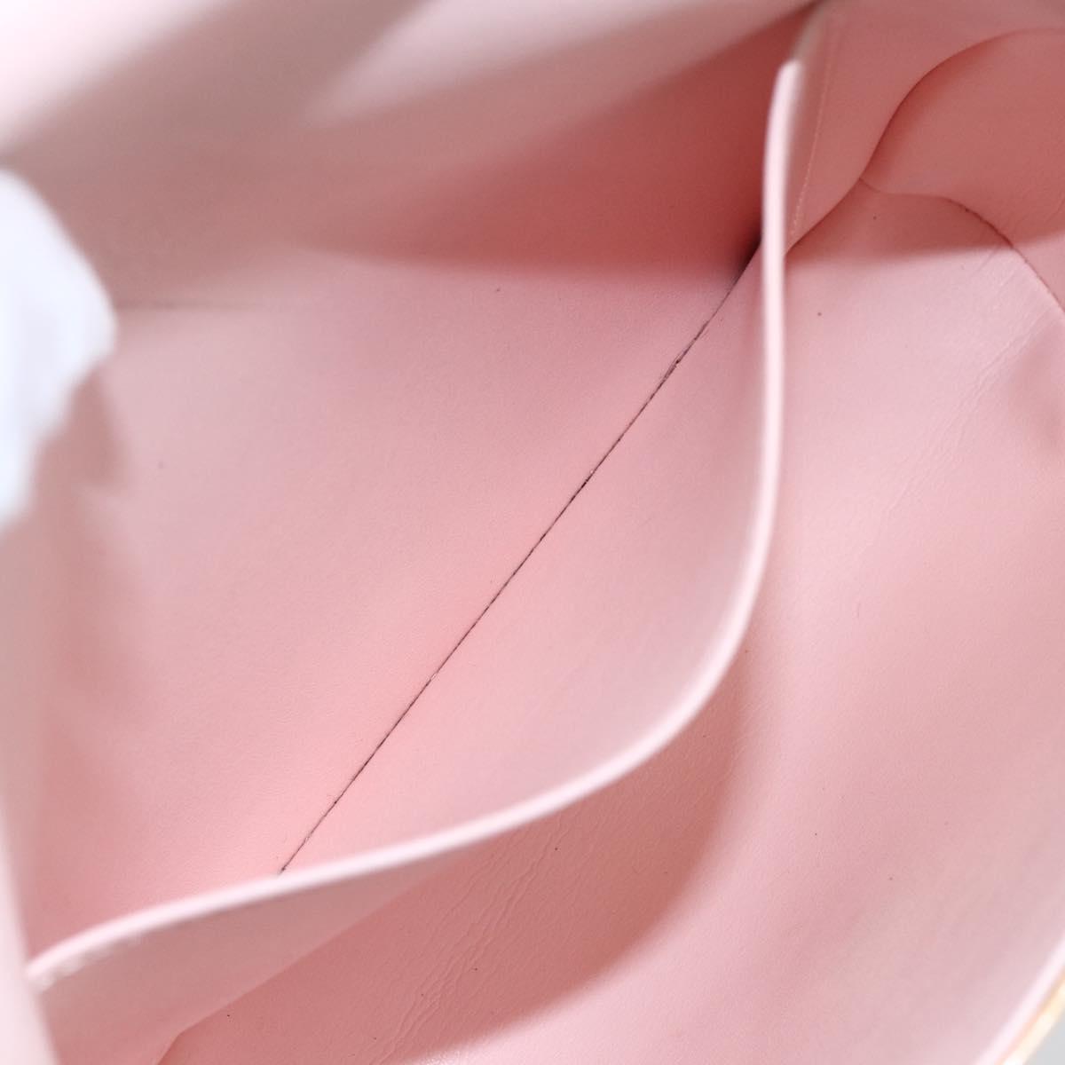 LOUIS VUITTON Monogram Vernis Thompson Street Bag Pink M91070 LV Auth ep12086