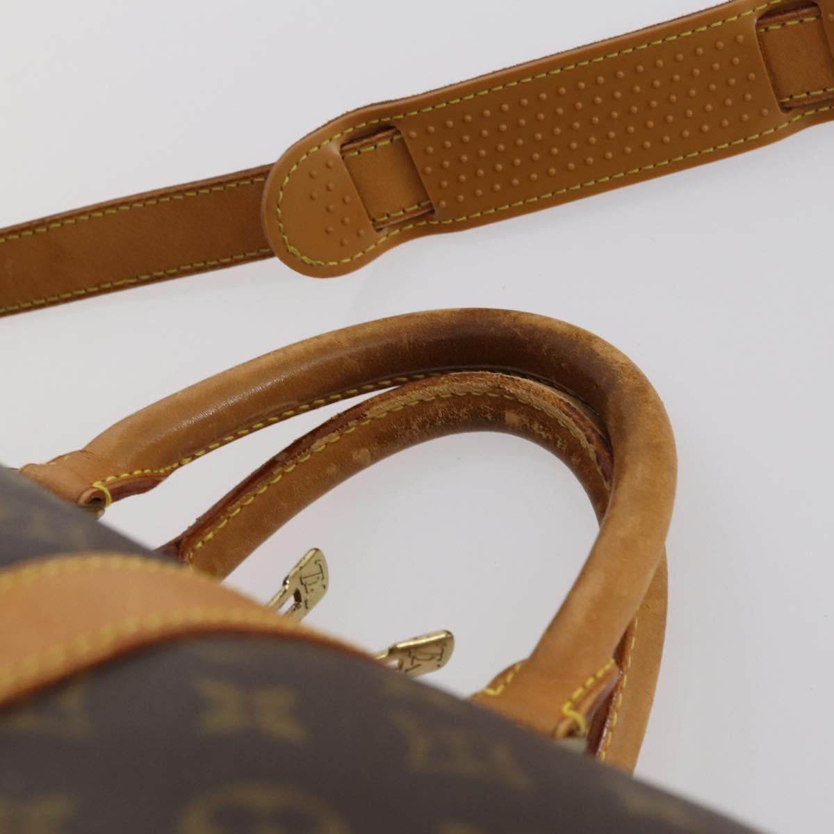 LOUIS VUITTON Monogram Keepall Bandouliere 55 Boston Bag M41414 LV Auth ep12087