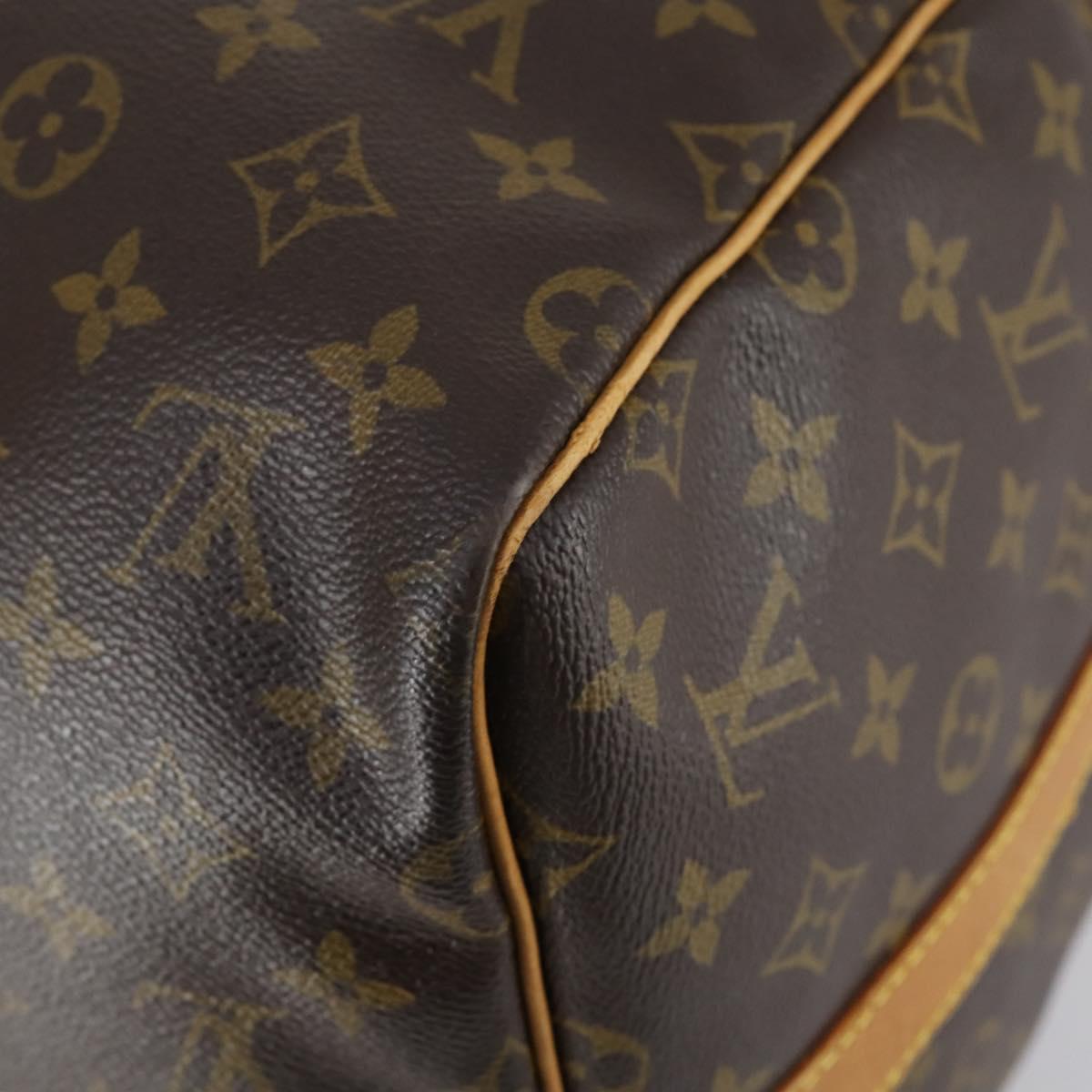 LOUIS VUITTON Monogram Keepall Bandouliere 55 Boston Bag M41414 LV Auth ep12087