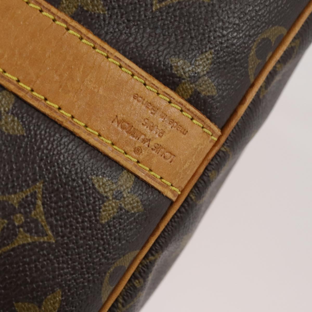 LOUIS VUITTON Monogram Keepall Bandouliere 55 Boston Bag M41414 LV Auth ep12087