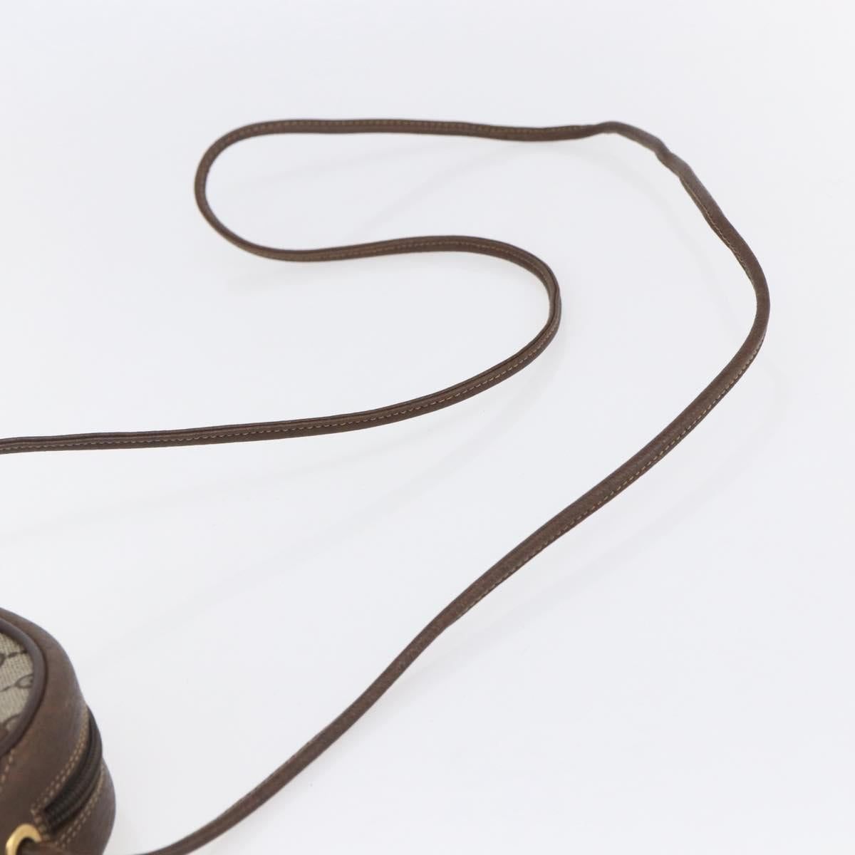 GUCCI GG Supreme Shoulder Bag PVC Beige Gold 116 02 607 Auth ep12092