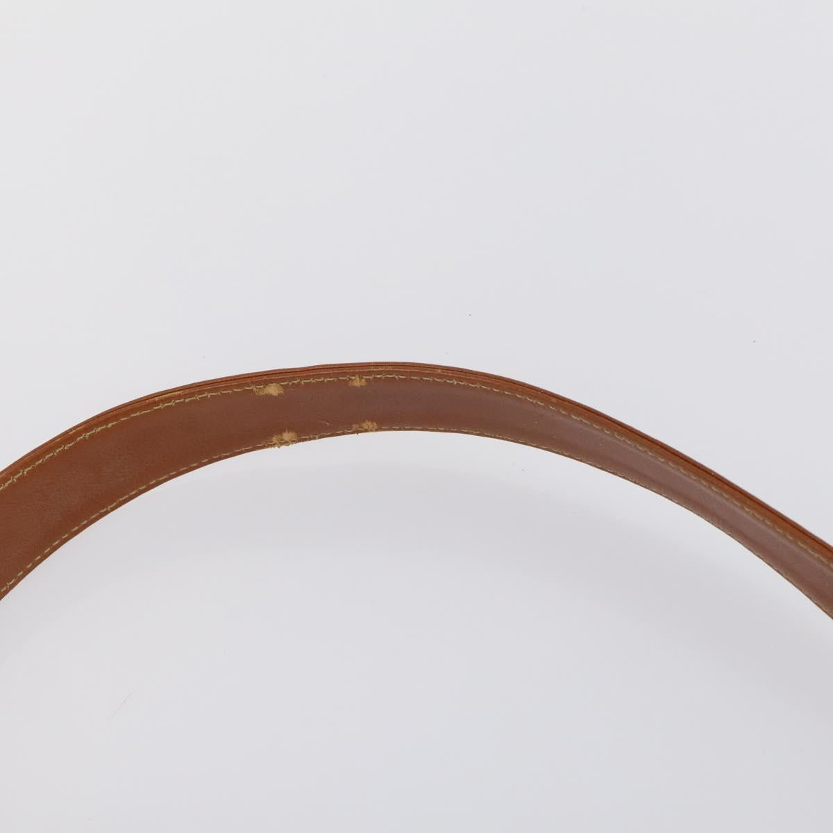 GUCCI Bamboo Shoulder Bag Leather 2way Brown Gold 001 2852 1577 0 Auth ep12095