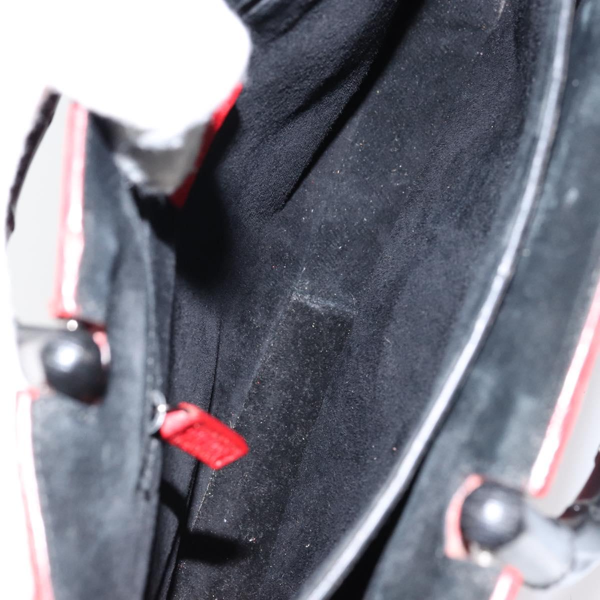 GUCCI Bamboo Hand Bag Leather Red 002 1061 Auth ep12097