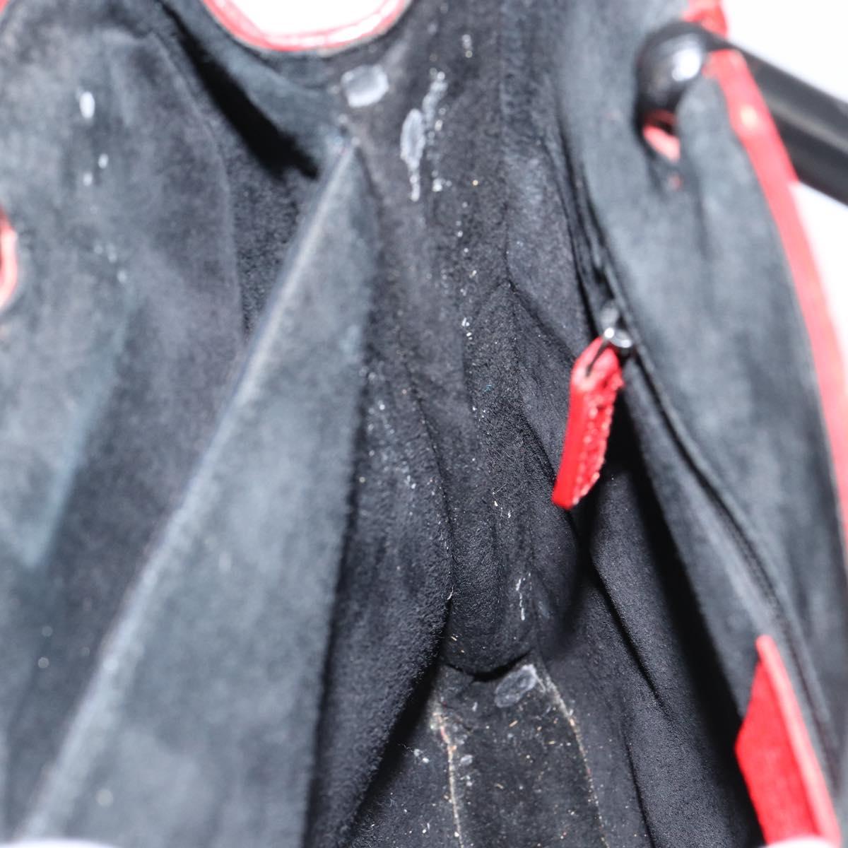 GUCCI Bamboo Hand Bag Leather Red 002 1061 Auth ep12097