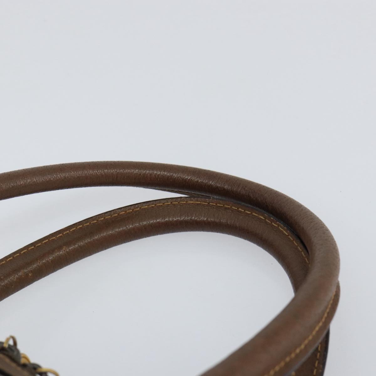 GUCCI GG Supreme Boston Bag PVC Beige Gold 002 123 0167 Auth ep12100