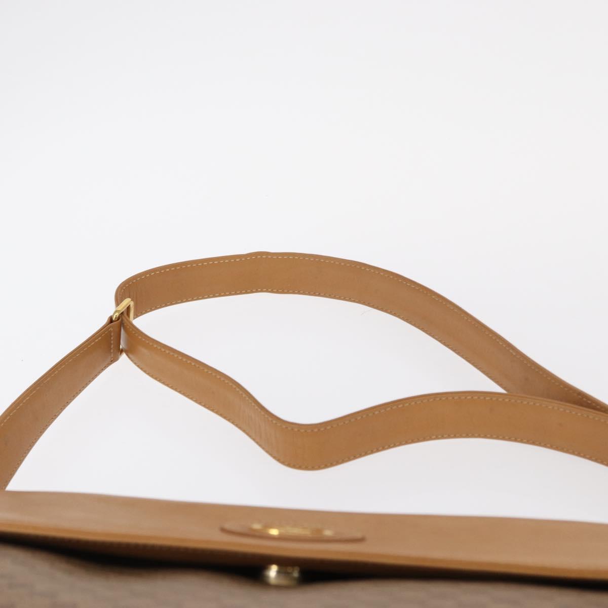 GUCCI Micro GG Supreme Shoulder Bag PVC Beige Gold 001 109 0693 Auth ep12102