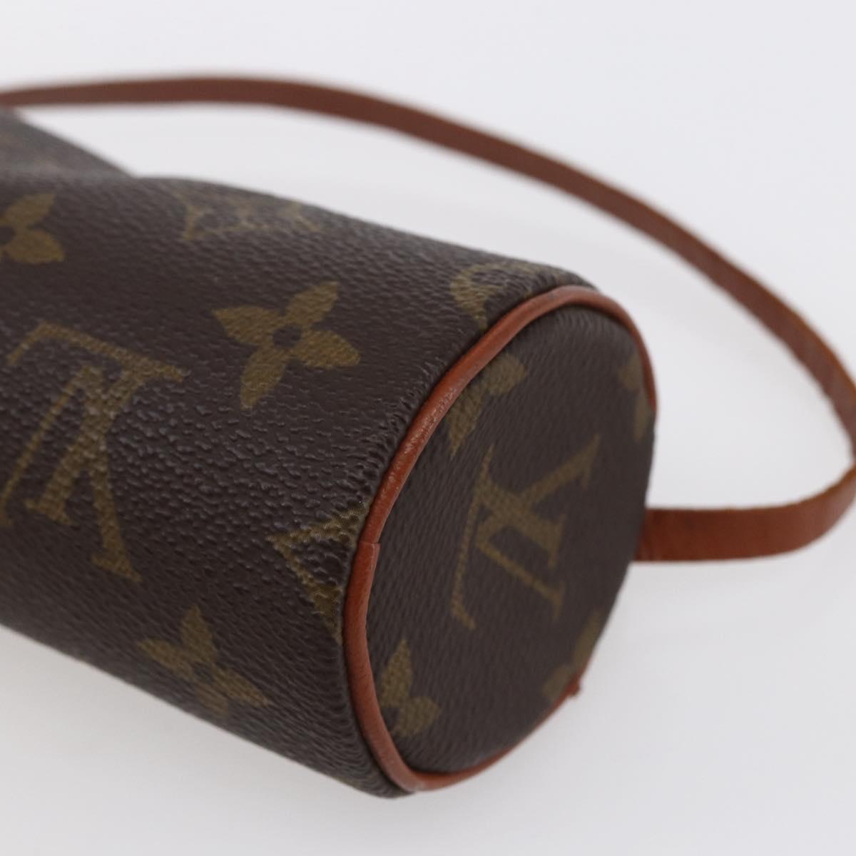 LOUIS VUITTON Monogram Papillon Pouch LV Auth ep12103