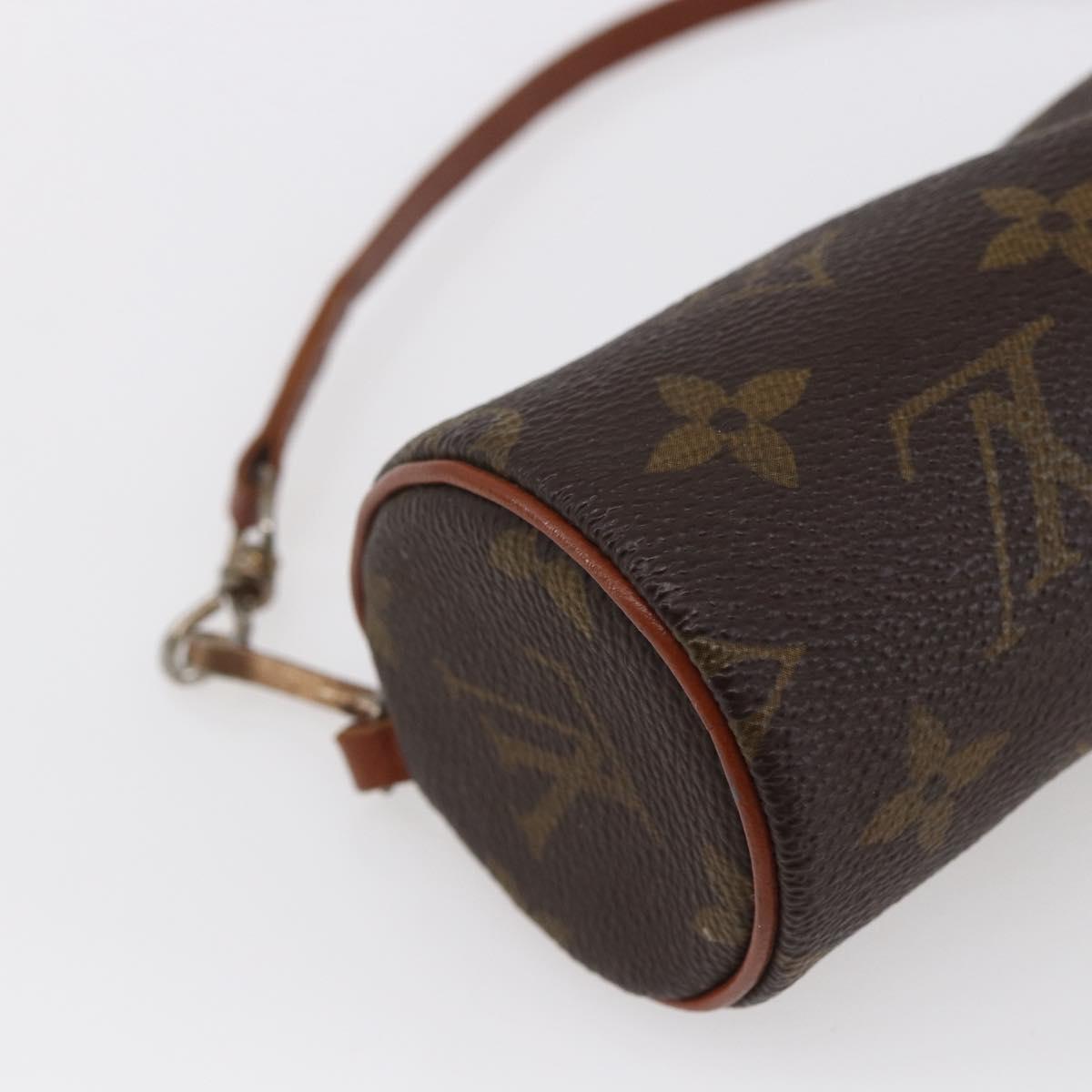LOUIS VUITTON Monogram Papillon Pouch LV Auth ep12103
