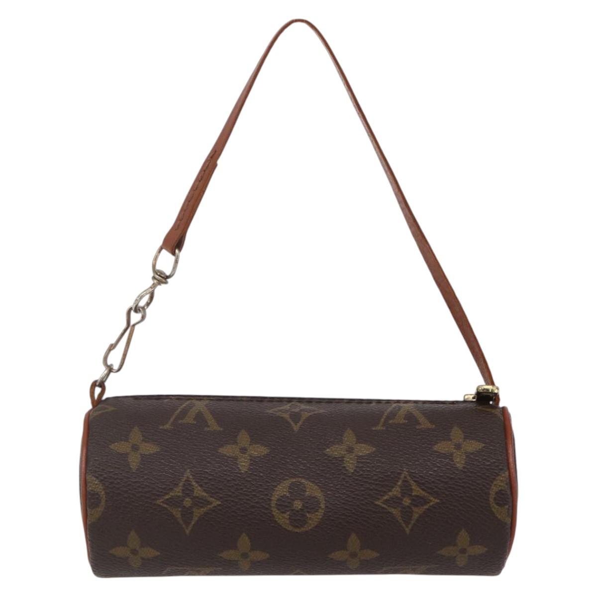 LOUIS VUITTON Monogram Papillon Pouch LV Auth ep12103