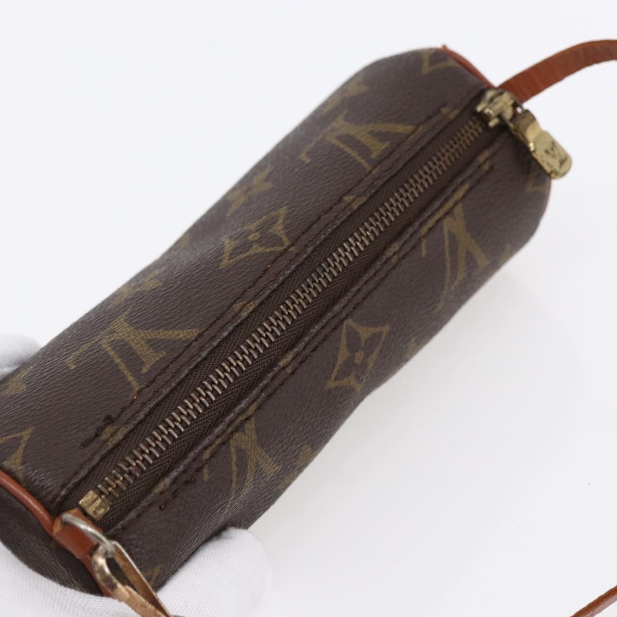 LOUIS VUITTON Monogram Papillon Pouch LV Auth ep12103