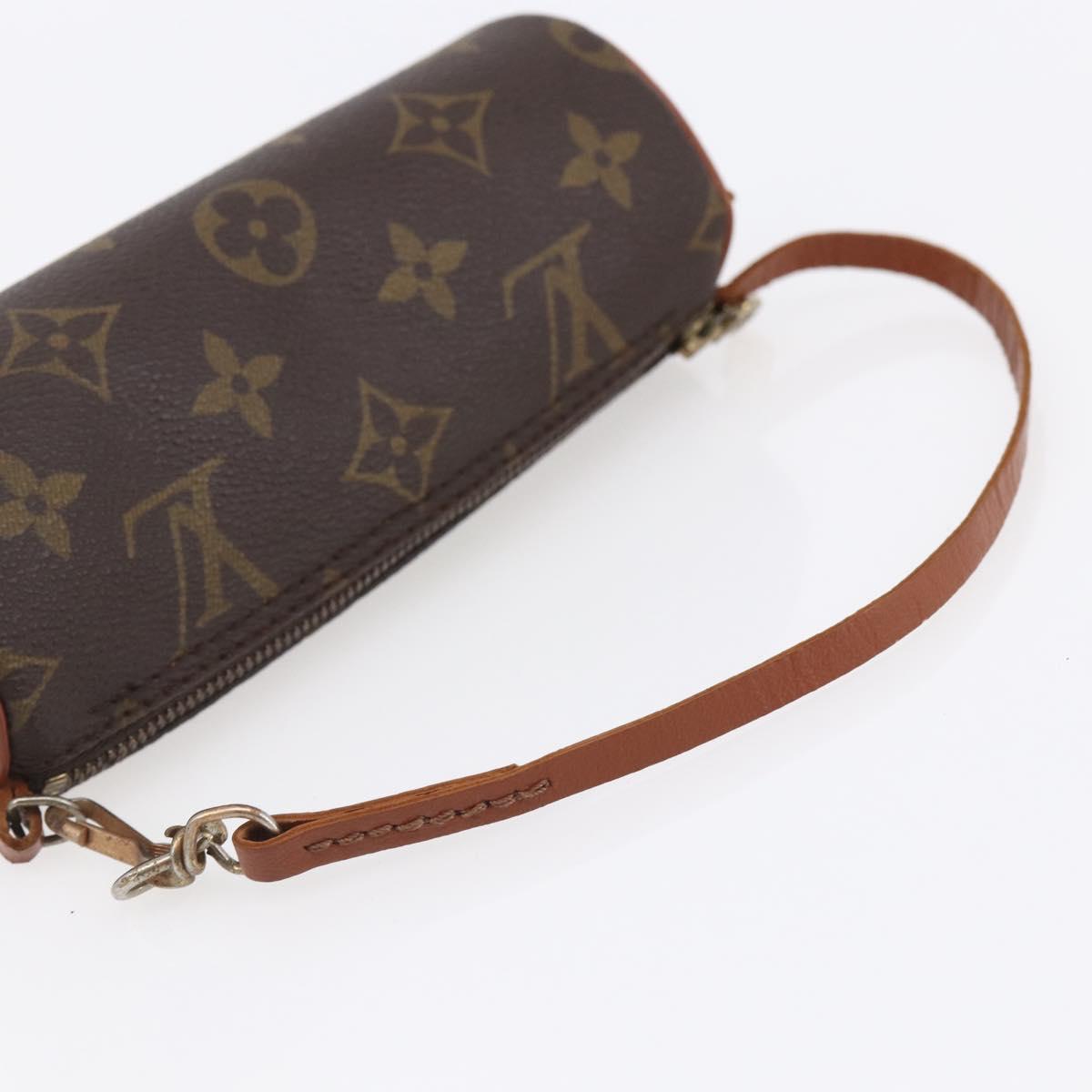 LOUIS VUITTON Monogram Papillon Pouch LV Auth ep12103