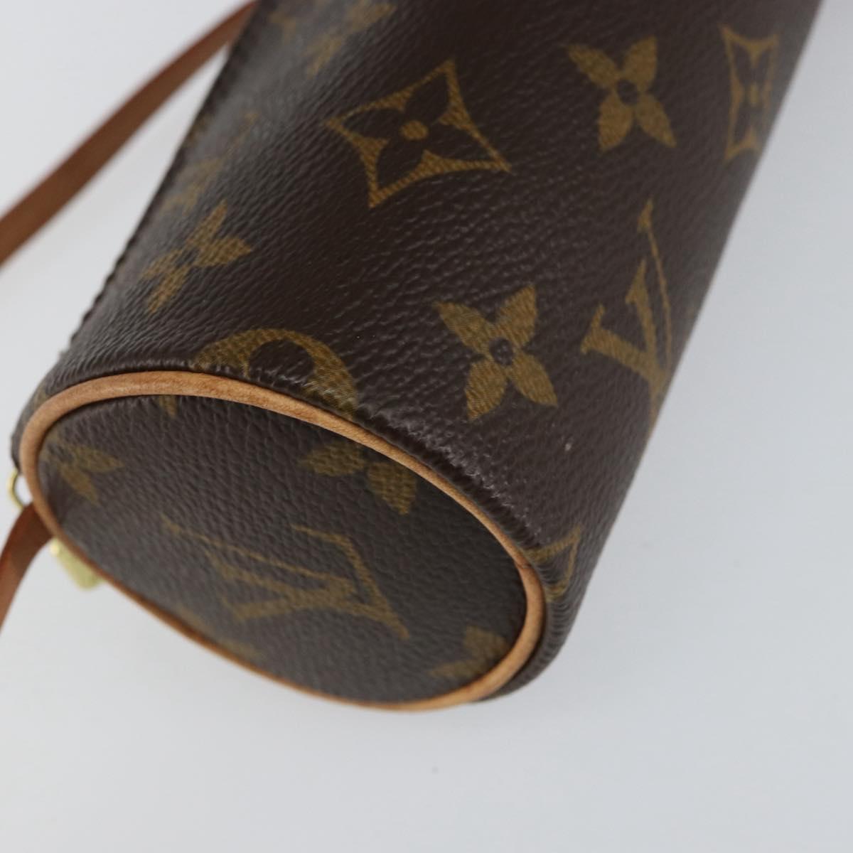 LOUIS VUITTON Monogram Papillon Pouch LV Auth ep12108
