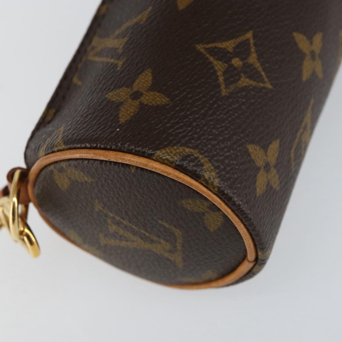 LOUIS VUITTON Monogram Papillon Pouch LV Auth ep12108
