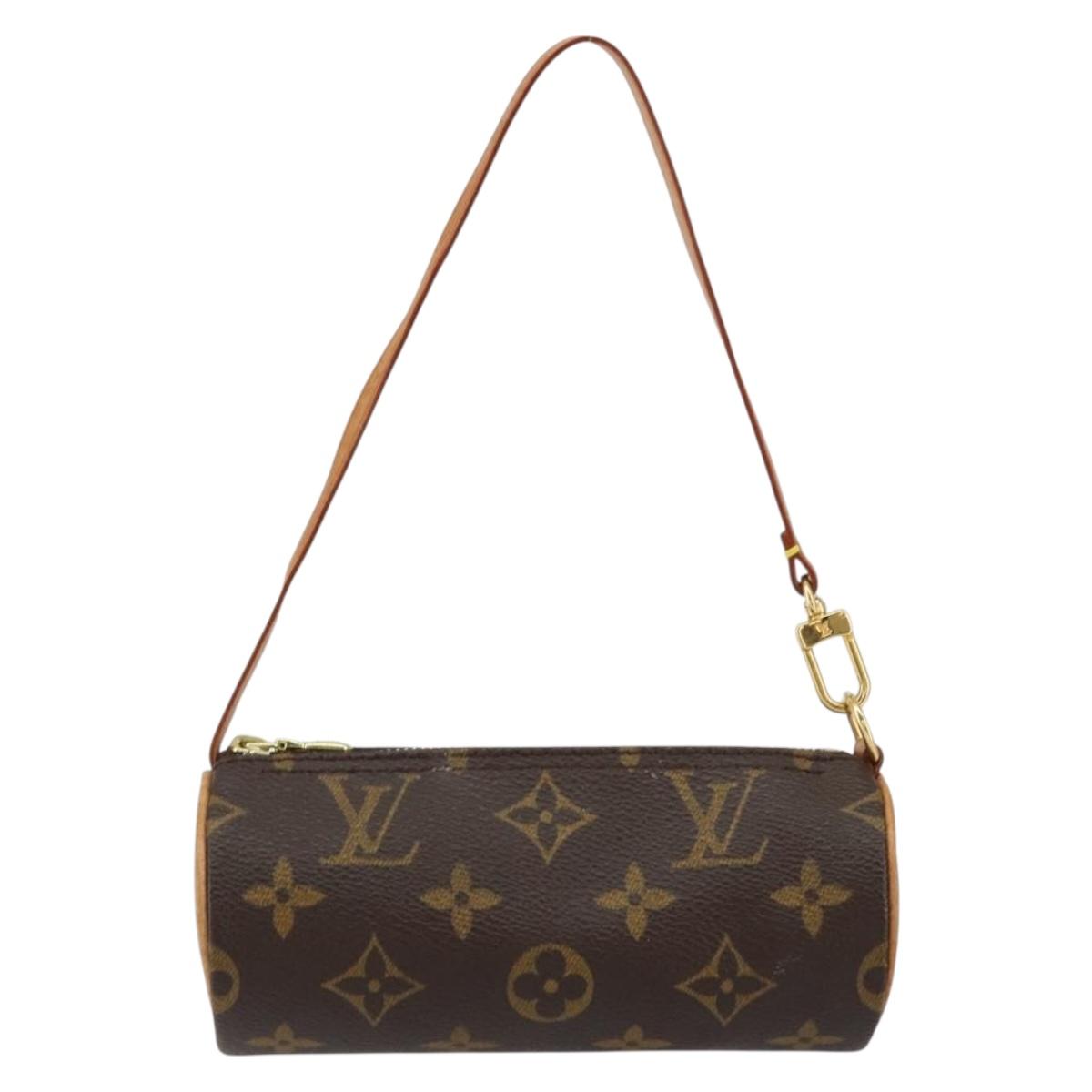 LOUIS VUITTON Monogram Papillon Pouch LV Auth ep12108