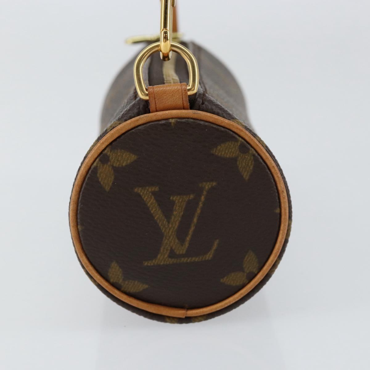 LOUIS VUITTON Monogram Papillon Pouch LV Auth ep12108