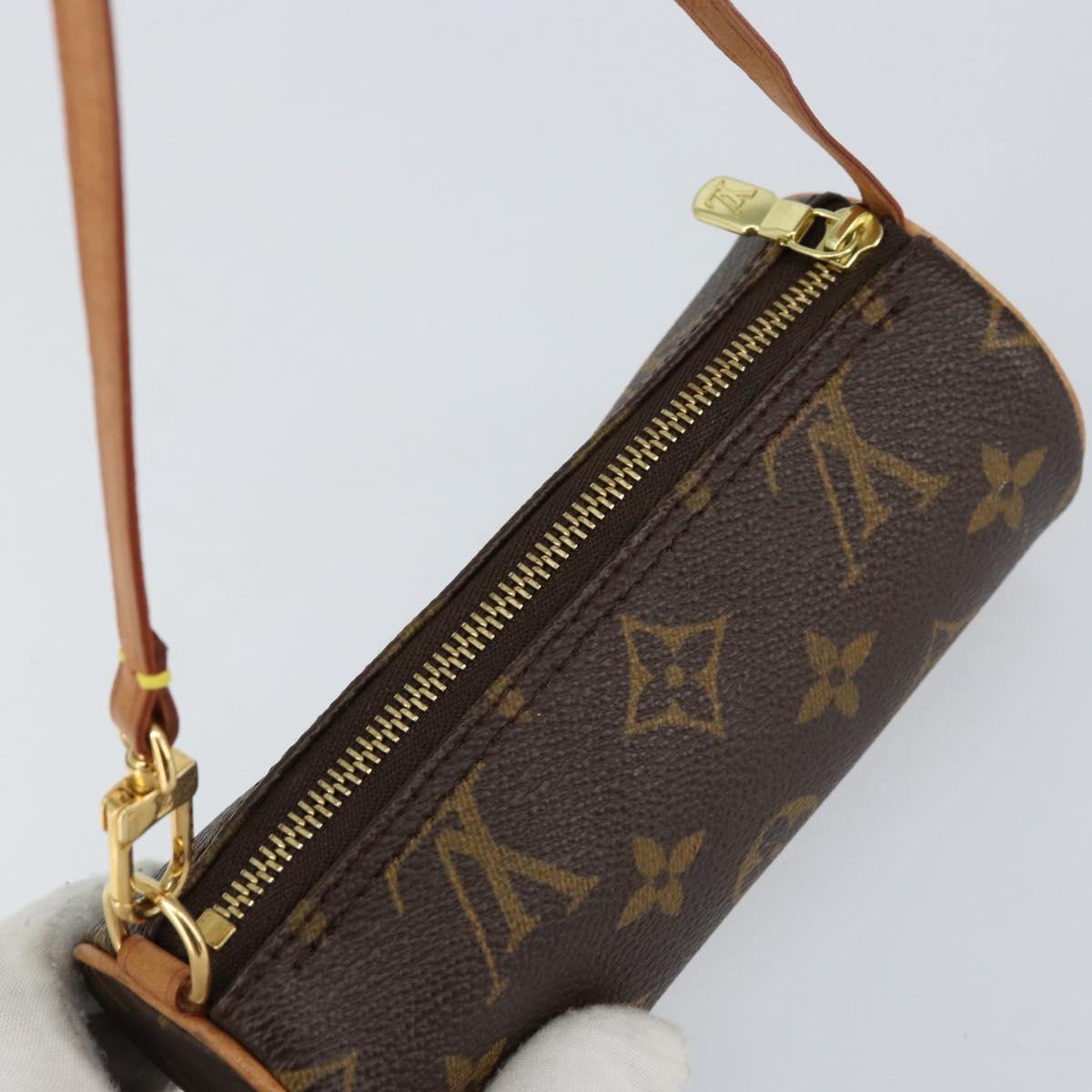 LOUIS VUITTON Monogram Papillon Pouch LV Auth ep12108