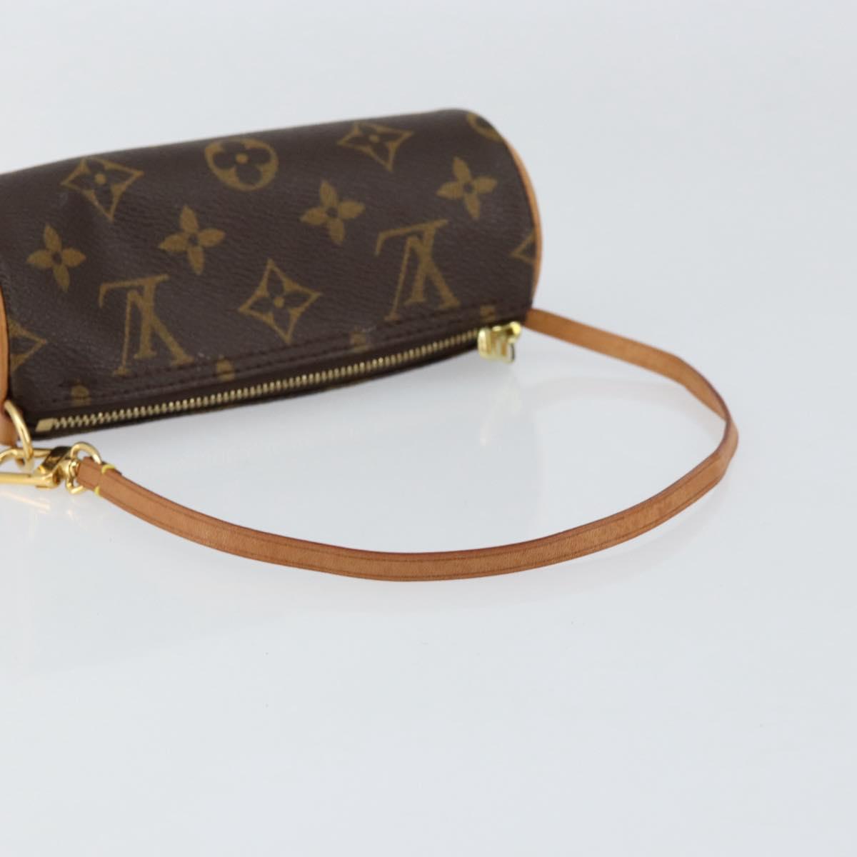 LOUIS VUITTON Monogram Papillon Pouch LV Auth ep12108