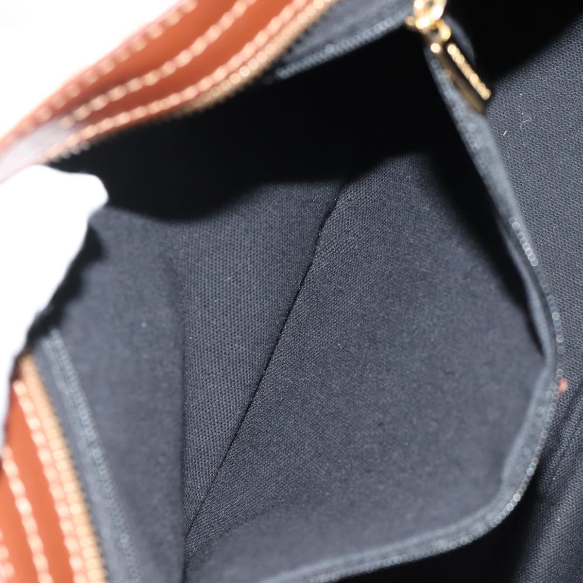 BURBERRY Nova Check Tote Bag PVC Beige Gold Auth ep12112A