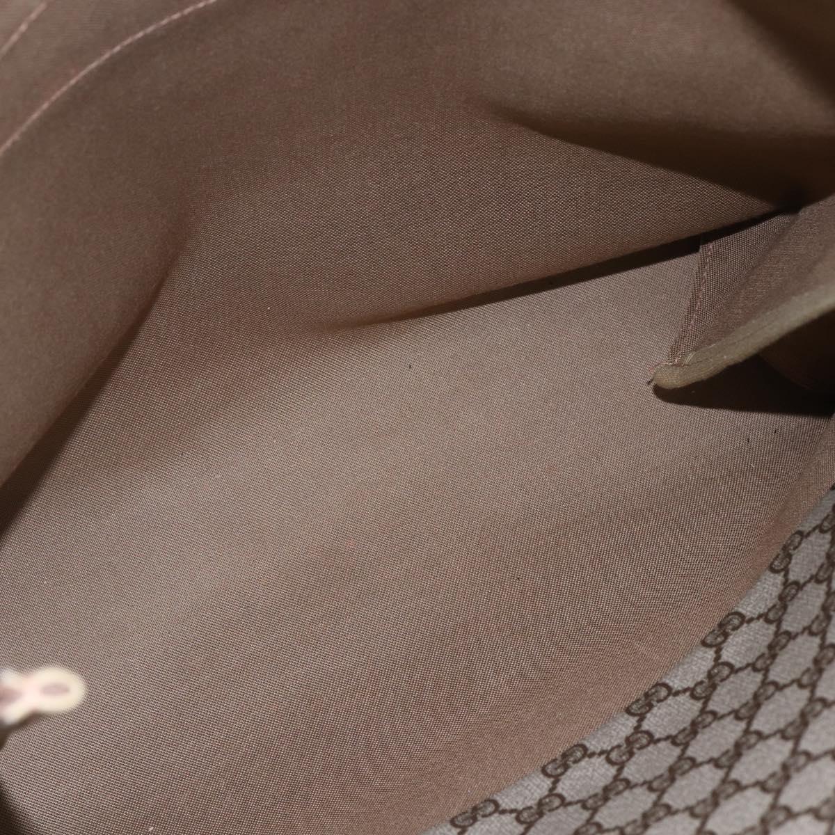 GUCCI GG Supreme Web Sherry Line Tote Bag PVC Beige 39 02 091 Auth ep12117