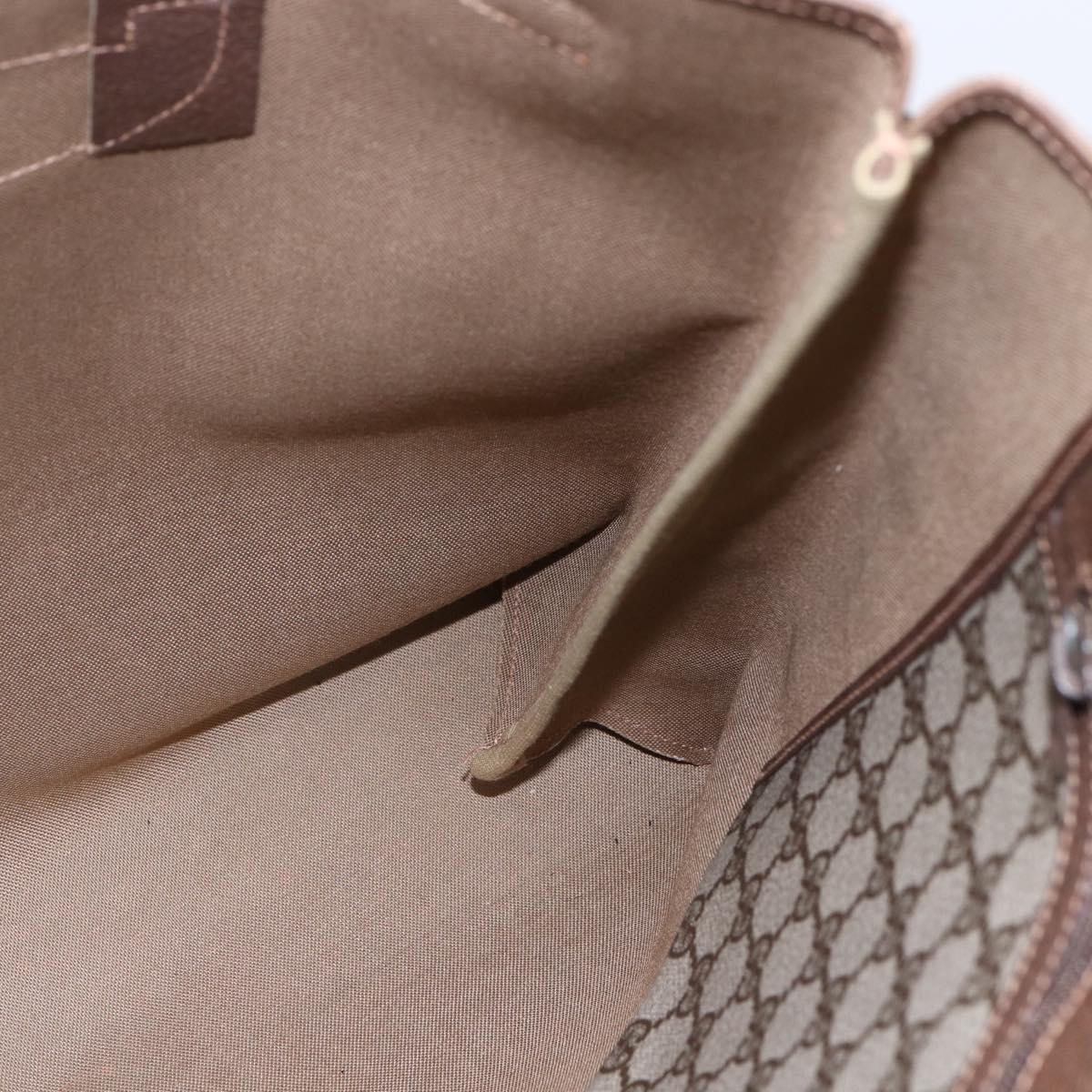 GUCCI GG Supreme Web Sherry Line Tote Bag PVC Beige 39 02 091 Auth ep12117