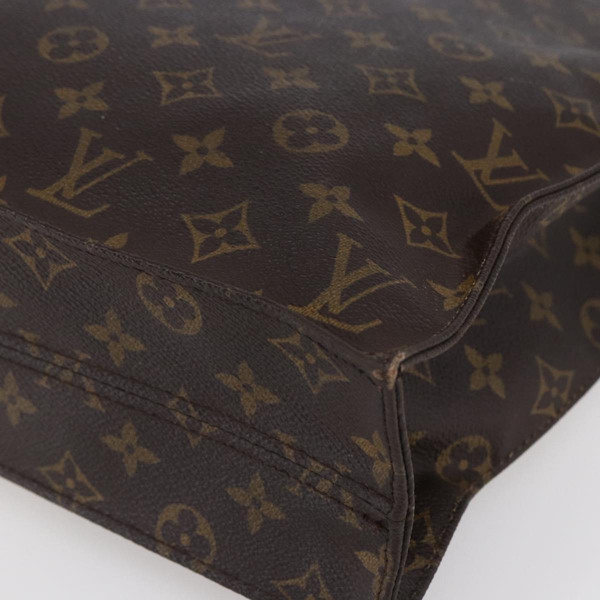 LOUIS VUITTON Monogram Sac Plat Hand Bag M51140 LV Auth ep12119