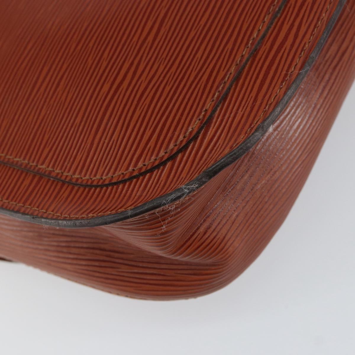 LOUIS VUITTON Epi Saint Cloud GM Shoulder Bag Brown M52193 LV Auth ep12120