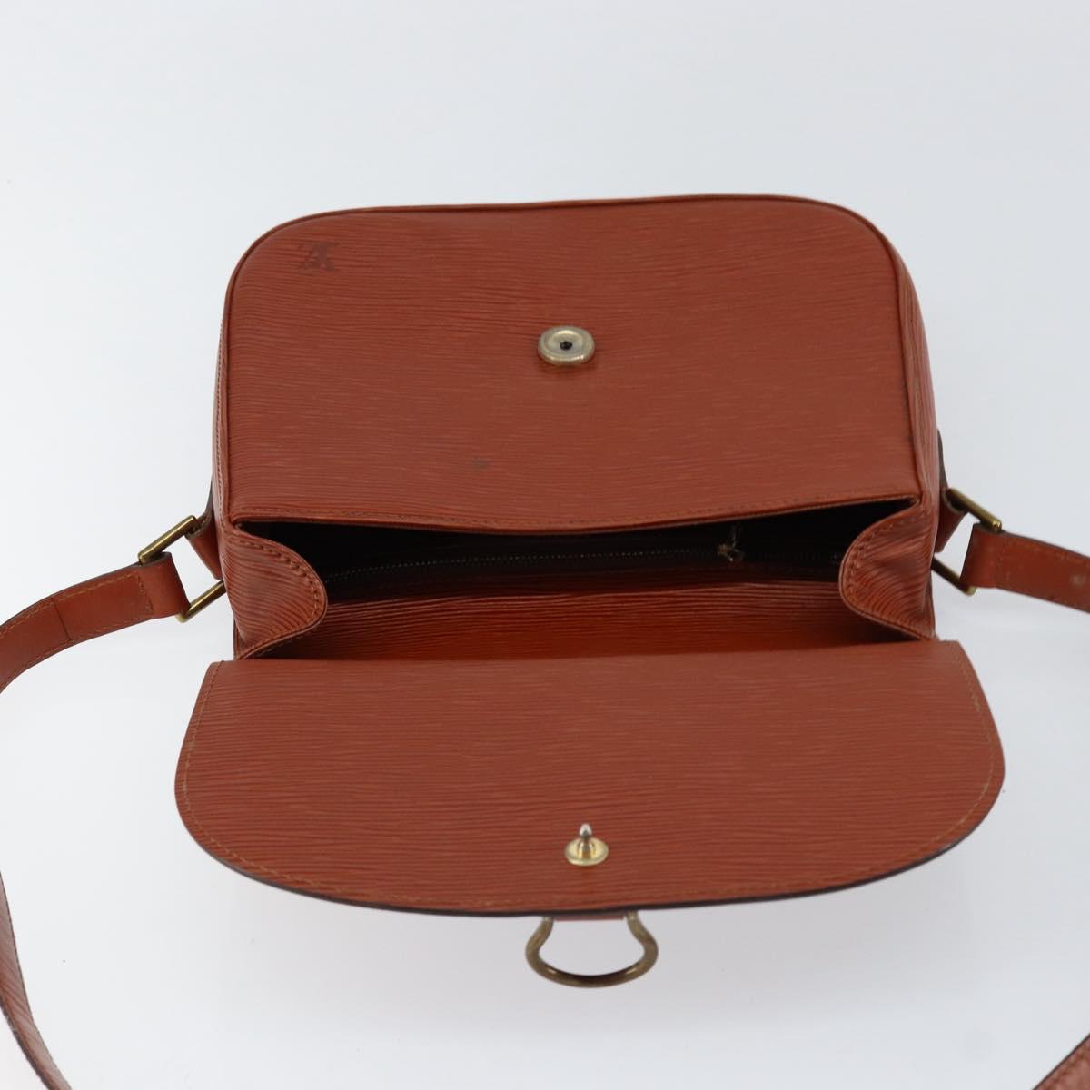 LOUIS VUITTON Epi Saint Cloud GM Shoulder Bag Brown M52193 LV Auth ep12120