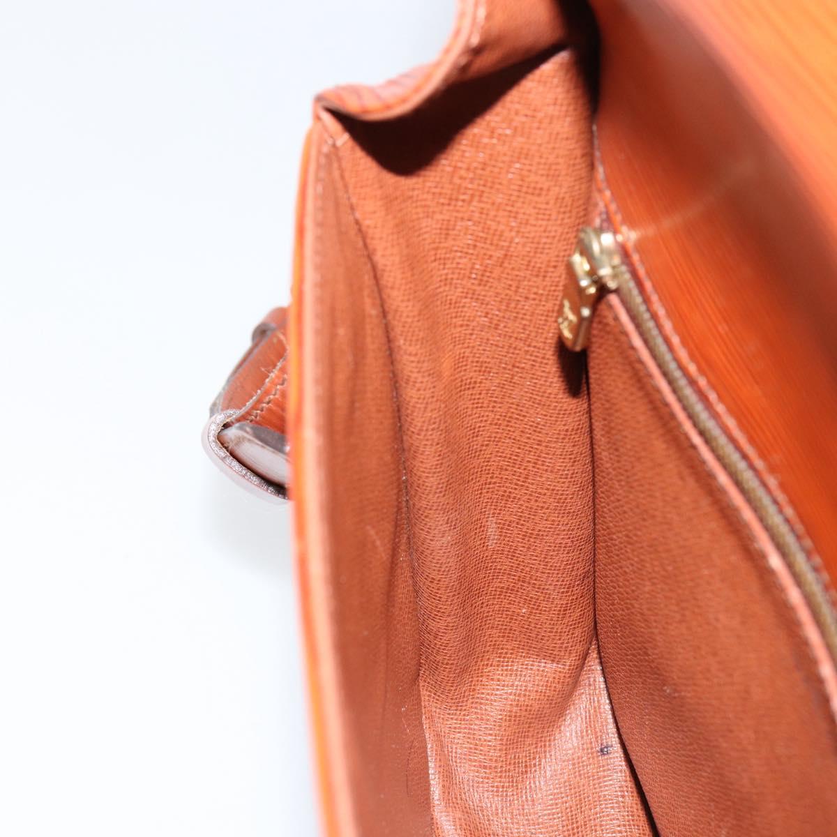 LOUIS VUITTON Epi Saint Cloud GM Shoulder Bag Brown M52193 LV Auth ep12120