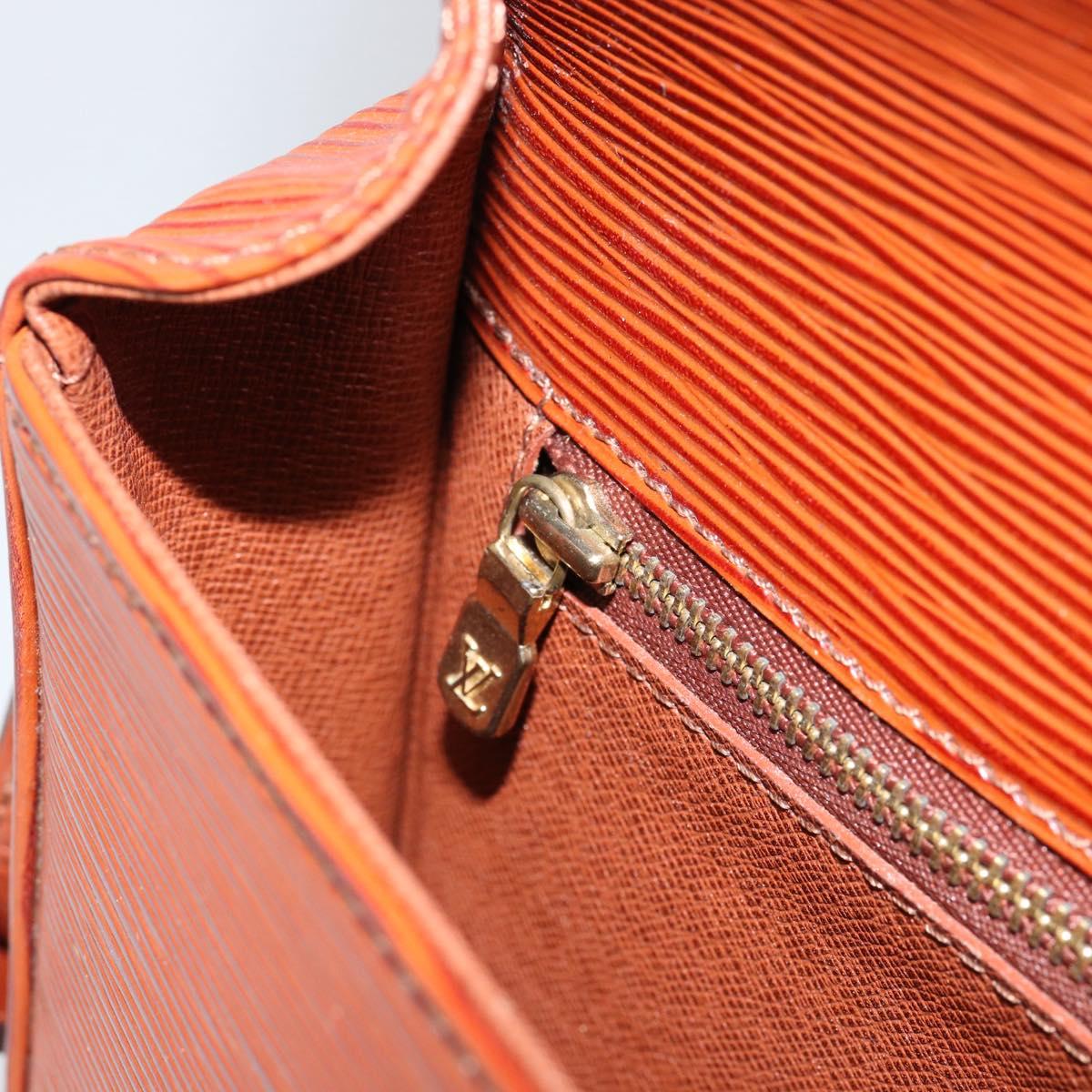 LOUIS VUITTON Epi Saint Cloud GM Shoulder Bag Brown M52193 LV Auth ep12120