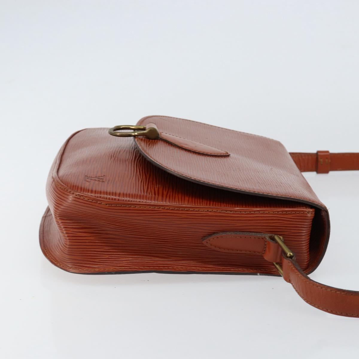 LOUIS VUITTON Epi Saint Cloud GM Shoulder Bag Brown M52193 LV Auth ep12120