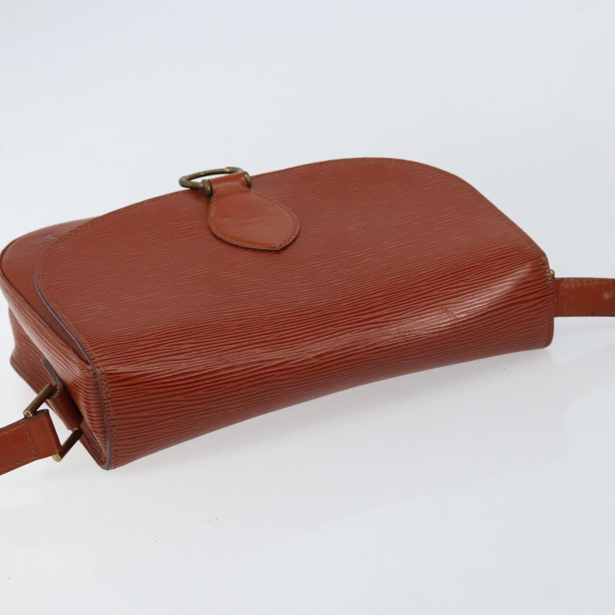 LOUIS VUITTON Epi Saint Cloud GM Shoulder Bag Brown M52193 LV Auth ep12120