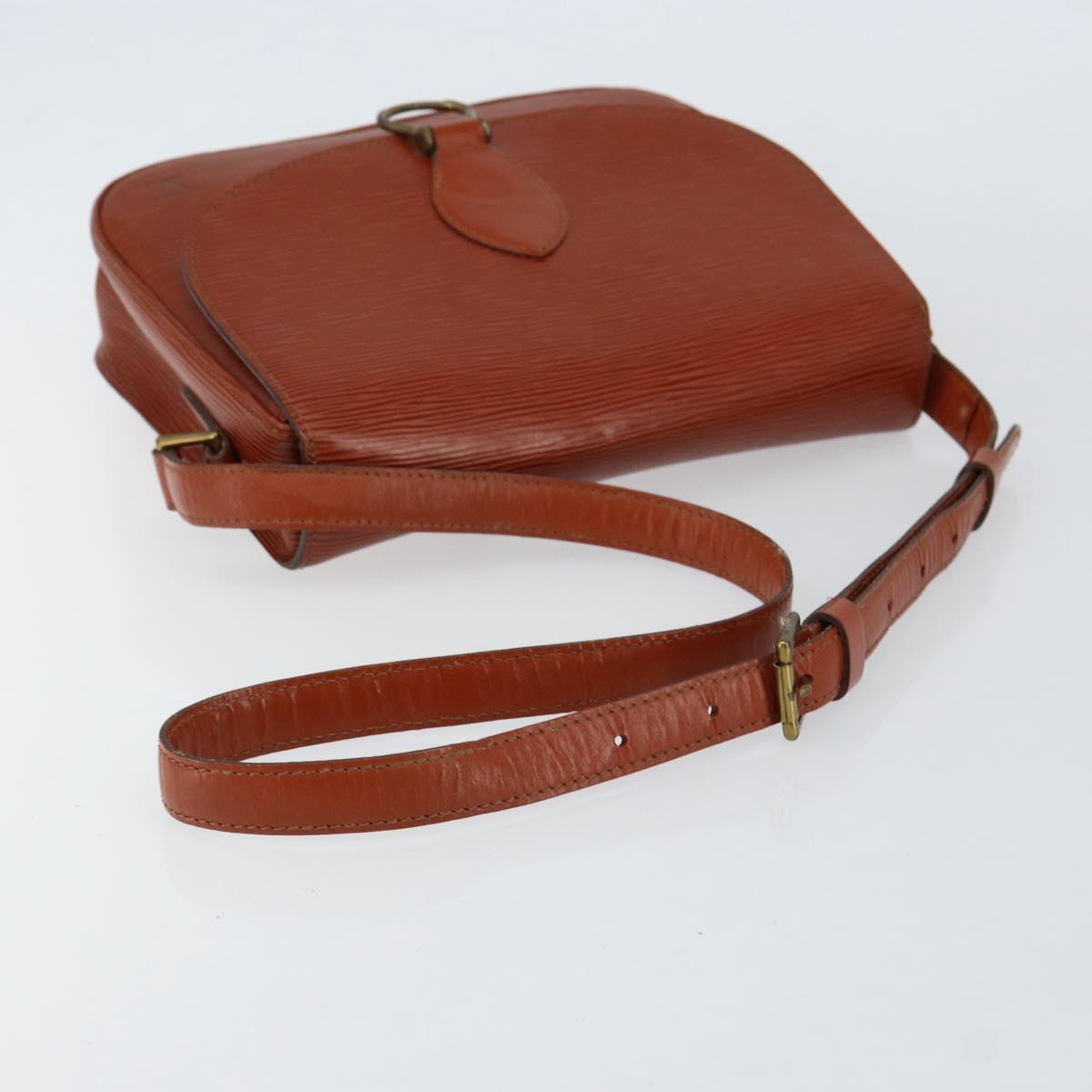 LOUIS VUITTON Epi Saint Cloud GM Shoulder Bag Brown M52193 LV Auth ep12120