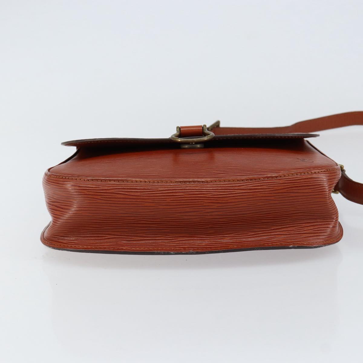 LOUIS VUITTON Epi Saint Cloud GM Shoulder Bag Brown M52193 LV Auth ep12120