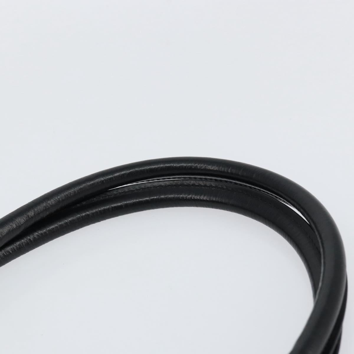 GUCCI GG Canvas Jackie Hand Bag Black Silver 002 1067 2123 Auth ep12122