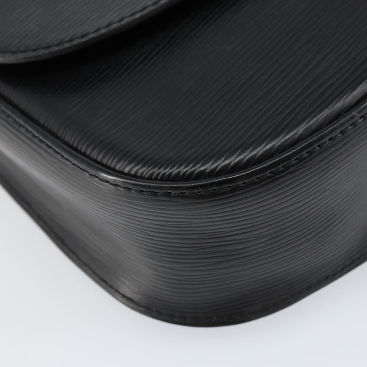 LOUIS VUITTON Epi Saint Cloud GM Shoulder Bag Black Noir M52192 LV Auth ep12124