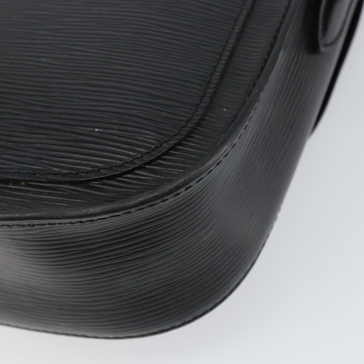 LOUIS VUITTON Epi Saint Cloud GM Shoulder Bag Black Noir M52192 LV Auth ep12124