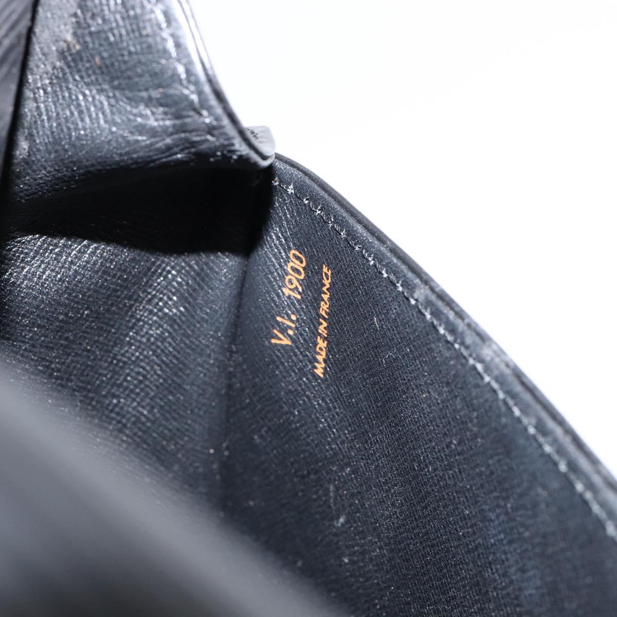 LOUIS VUITTON Epi Saint Cloud GM Shoulder Bag Black Noir M52192 LV Auth ep12124