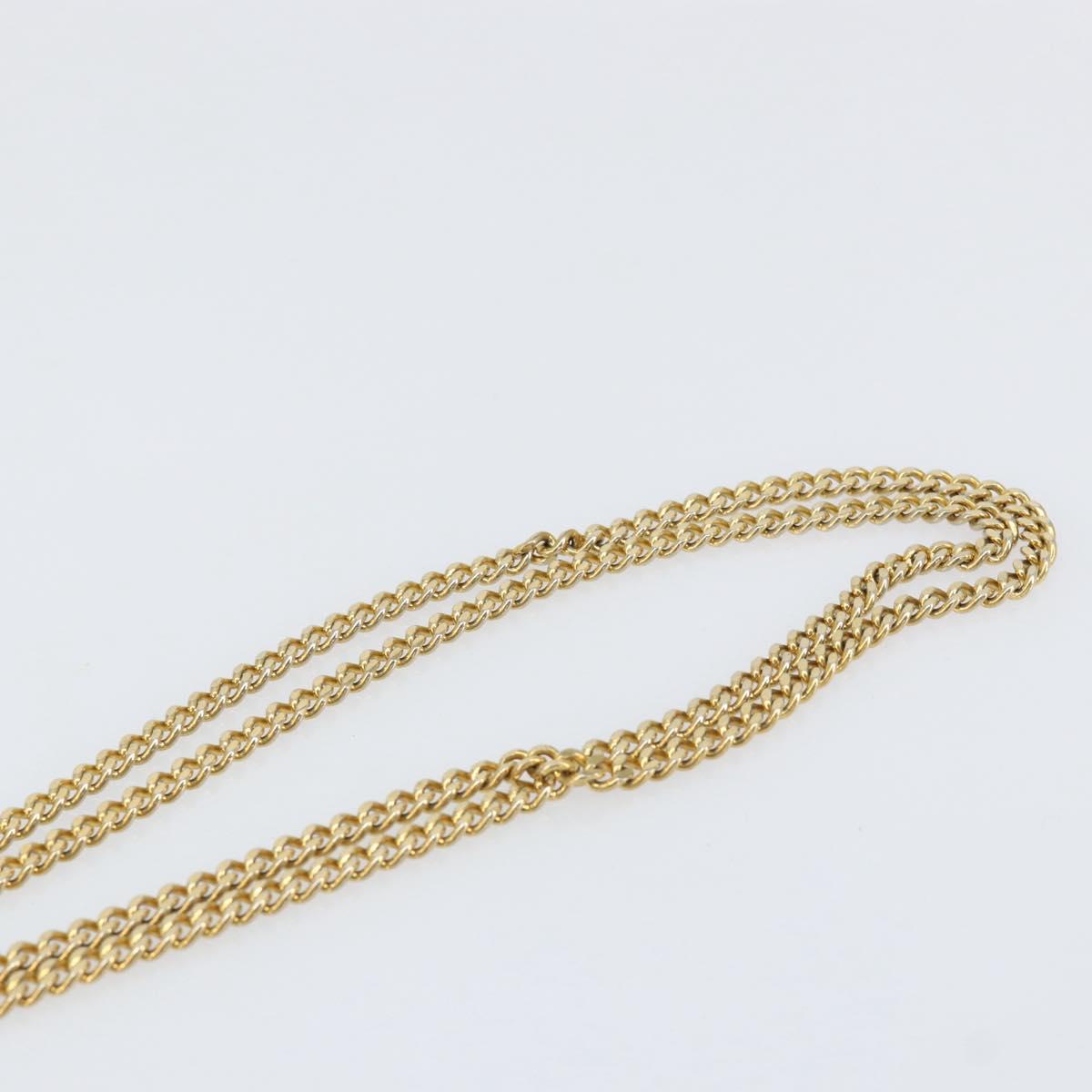 GUCCI Micro GG Supreme Chain Shoulder Bag PVC Leather Beige Gold Auth ep12132