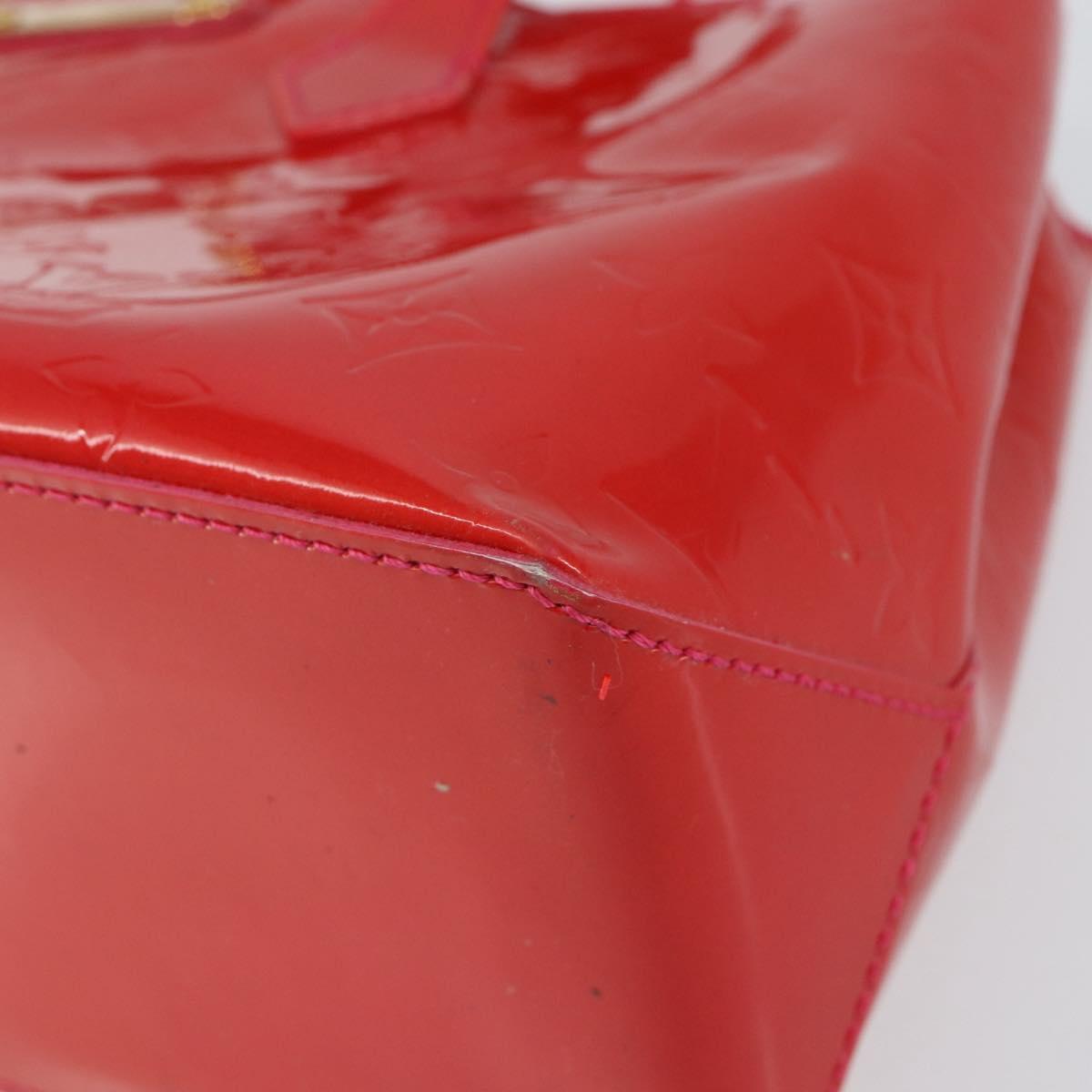 LOUIS VUITTON Monogram Vernis Wilshire PM Bag Rose Pop M93643 LV Auth ep12134