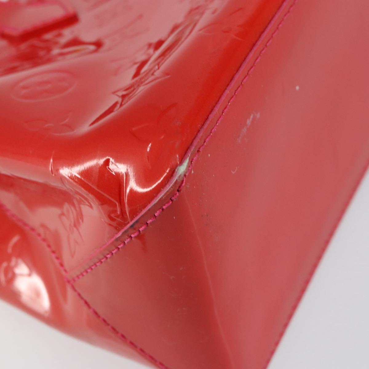 LOUIS VUITTON Monogram Vernis Wilshire PM Bag Rose Pop M93643 LV Auth ep12134