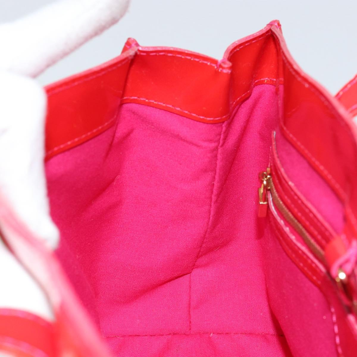 LOUIS VUITTON Monogram Vernis Wilshire PM Bag Rose Pop M93643 LV Auth ep12134