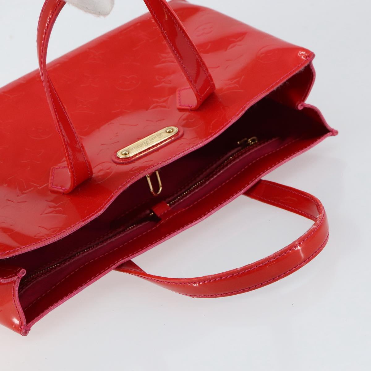 LOUIS VUITTON Monogram Vernis Wilshire PM Bag Rose Pop M93643 LV Auth ep12134