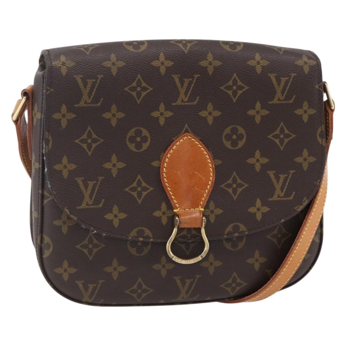 LOUIS VUITTON Monogram Saint Cloud GM Shoulder Bag M51242 LV Auth ep12136