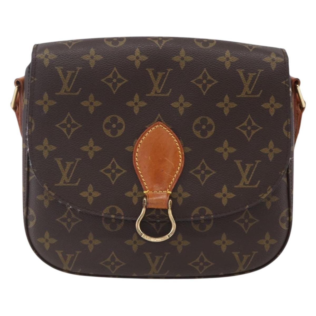 LOUIS VUITTON Monogram Saint Cloud GM Shoulder Bag M51242 LV Auth ep12136