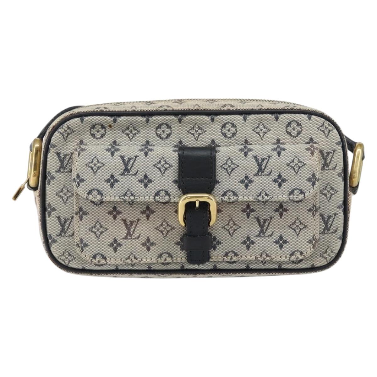 LOUIS VUITTON Monogram Mini Juliet MM Shoulder Bag Blue M92004 LV Auth ep12146