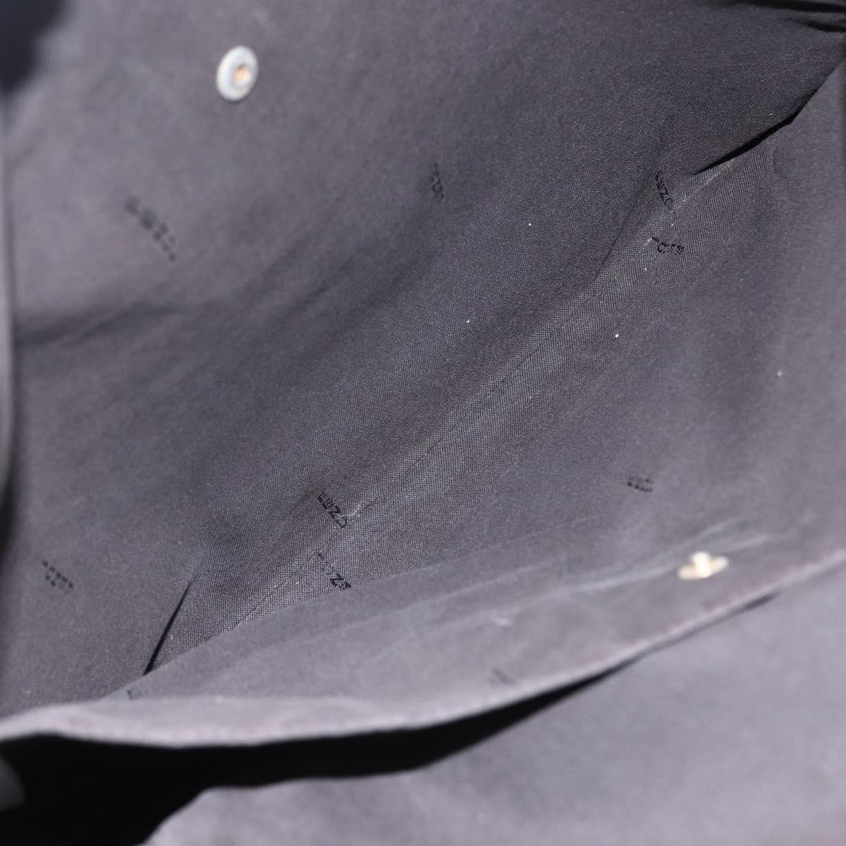 FENDI Zucchino Canvas Tote Bag Black Auth ep12149